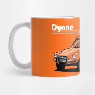 Dyane 6 transparent illustration Mug